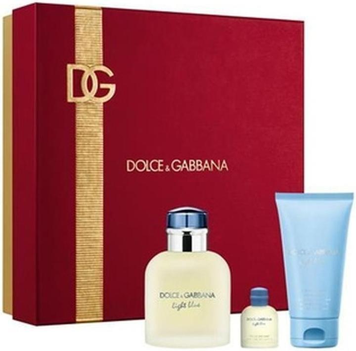 Image du produit Dolce & Gabbana Light Blue Pour Homme - Eau De Toilette 75 Ml + Shower Gel 50 Ml + Eau De Toilette 4