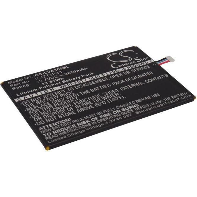 CoreParts Battery for Lenovo Mobile (3650 mAh), Notebook Akku, Schwarz