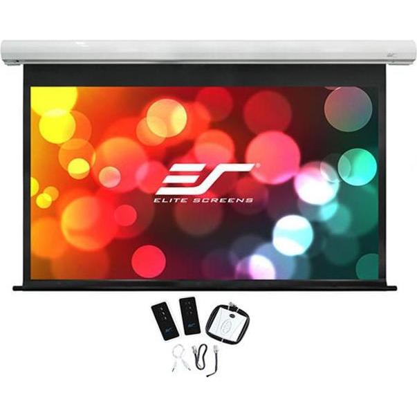 Elite Screens Saker (100", 16:10), Leinwand, Weiss