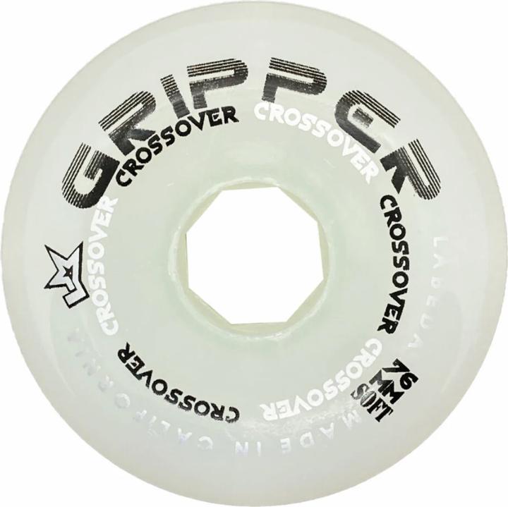 Image du produit Labeda Gripper Soft Lot de 4 Roues de hockey sur roulettes (Blanc, 76 mm) (76 mm)
