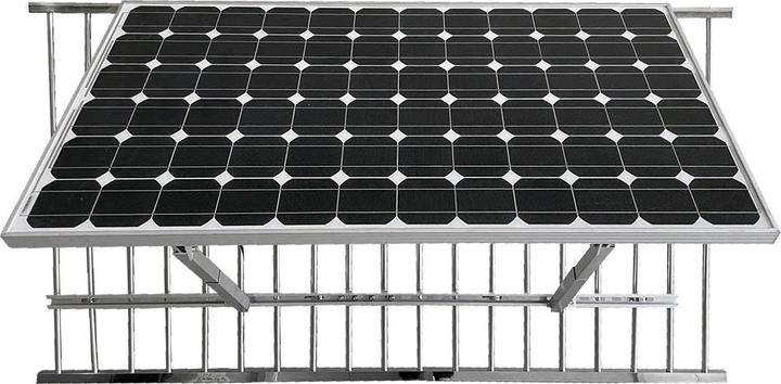Actual product image Offgridtec Solar module holder for balcony railing Frame height 3035mm Tilt-adjustable (90 W, 14.90 kg)