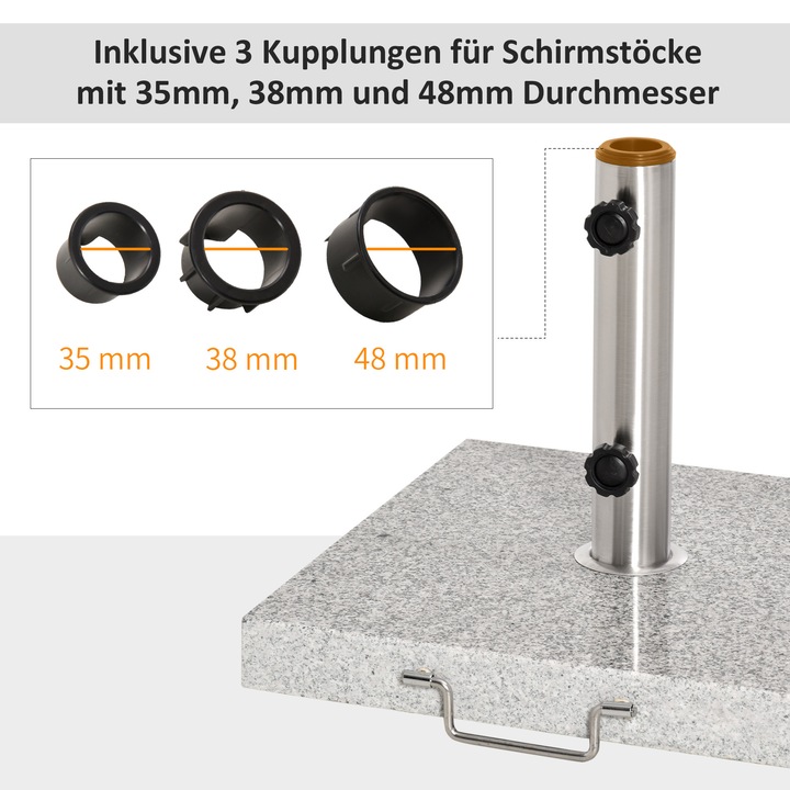 Produktbild Outsunny Sonnenschirmständer