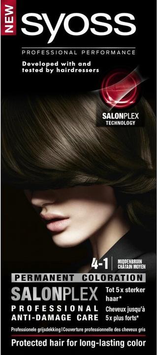 Image du produit Syoss Color Baseline 4-1 Teinture pour cheveux bruns moyens