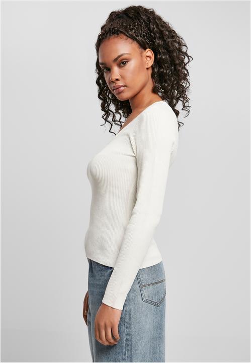 Produktbild Urban Classics Ladies Wide Neckline Sweater (4XL)