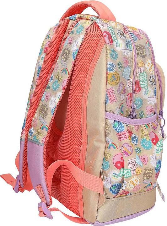 Produktbild Top Model Topmodel - School Backpack GIRL POWER - Beige, Lilac, and Coral (413285)