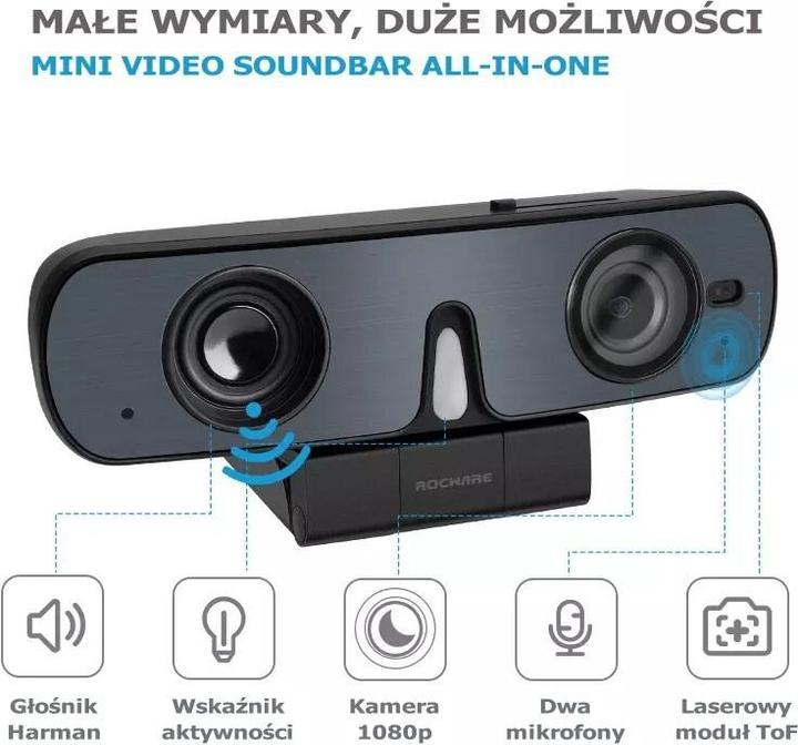 Productafbeelding Rocware ALL-IN-ONE RC08 internetinė camera (2.10 Mpx)