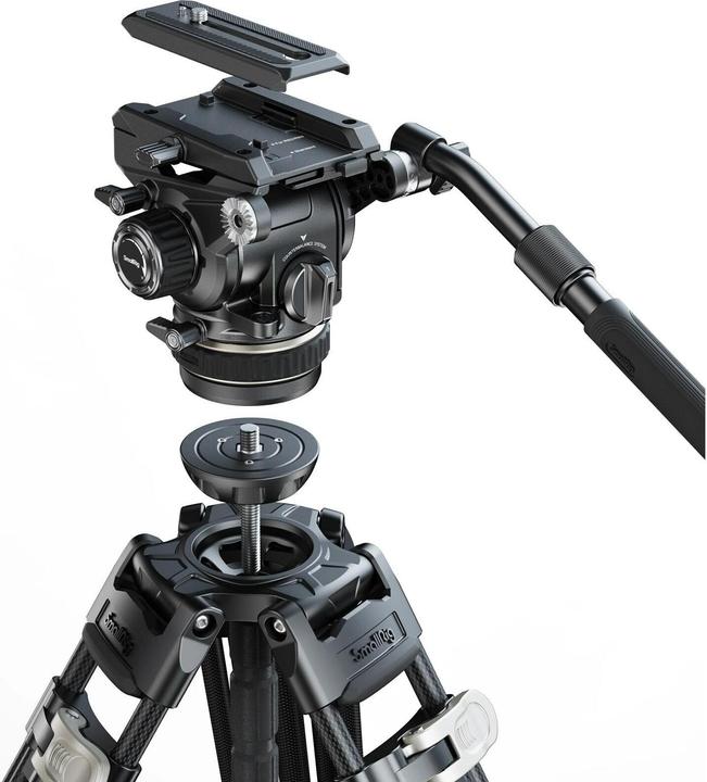 Produktbild SmallRig 4463 Heavy Duty Carbon Fiber Tripod Kit AD 120 (Kunststoff, Metall)