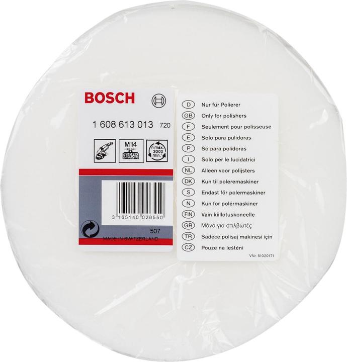 Actual product image Bosch Professional Zubehör Polishing sponge with M 14 thread for polisher, 160 mm