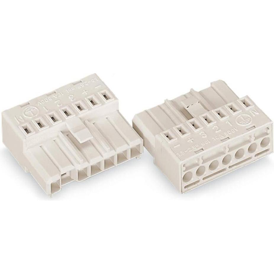 Wago, Collegamento per cavi, presa di collegamento