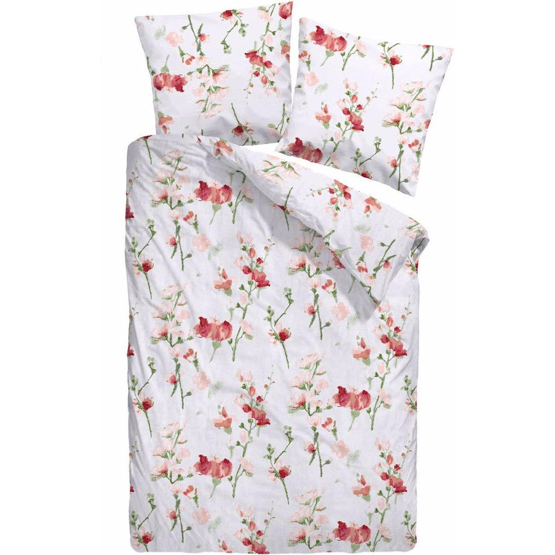 Traumschlaf, Bettwäsche, Stockrose (Bettwäsche Set, 155 x 220 cm, 80 x 80 cm)