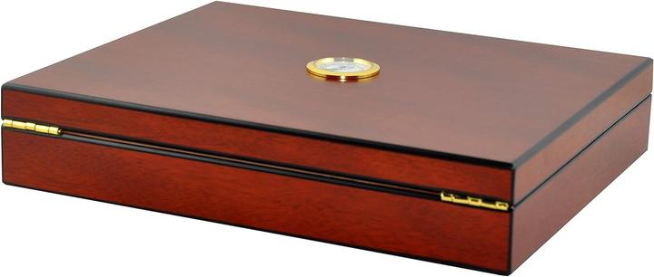 Actual product image Eitida Handmade cigar box, macassar brown (20)