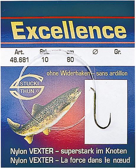 Stucki Thun Excellence glued hooks without barbs