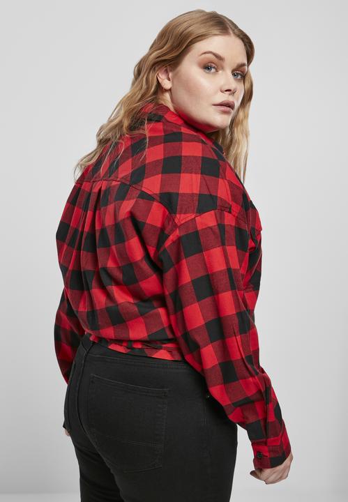 Produktbild Urban Classics Ladies Short Oversized Check Shirt (XL)