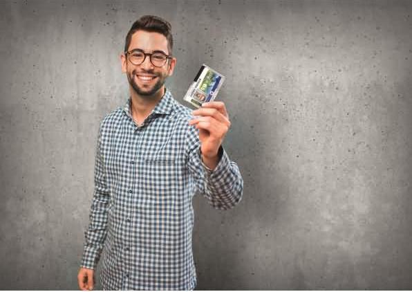 Actual product image Durable Card holder PUSHBOX MONO