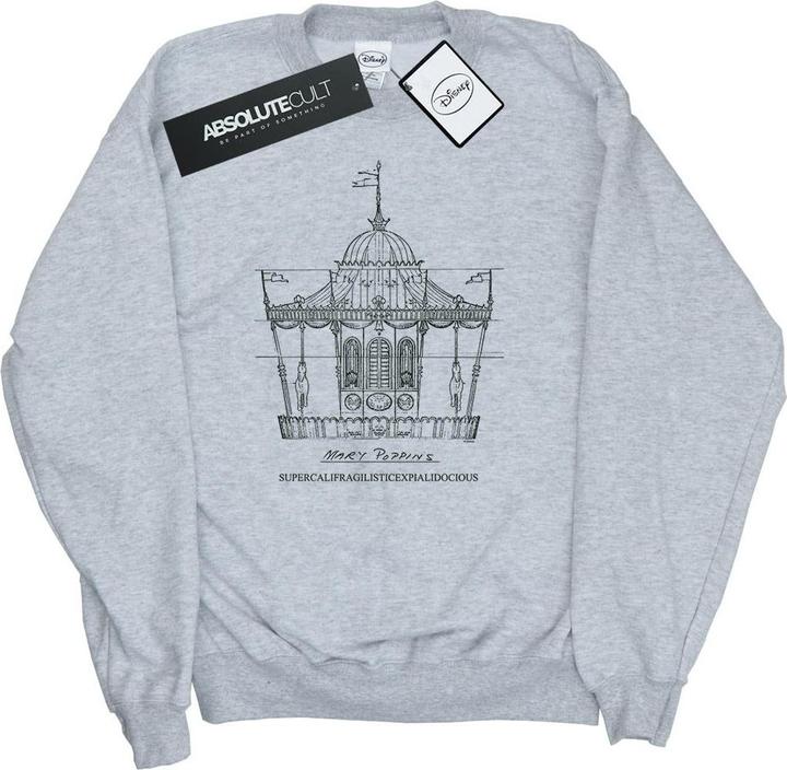 Produktbild Disney Mary Poppins Carousel Sketch Sweatshirt Jungen (128)