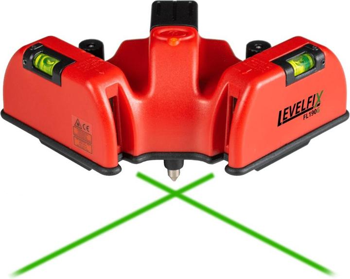 Actual product image Levelfix 556190 FL190G Bodenlaser mit grünem Strahl