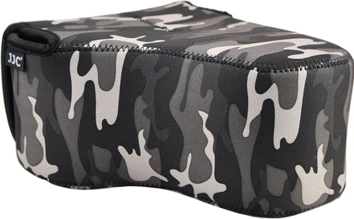 Actual product image JJC OC MC3GR Neoprene Camera Cover Camouflage Grey (Camera shoulder bag)