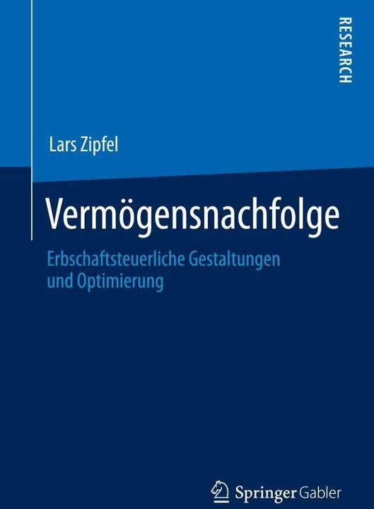 Produktbild Vermögensnachfolge (Deutsch, Lars Zipfel, 2014)