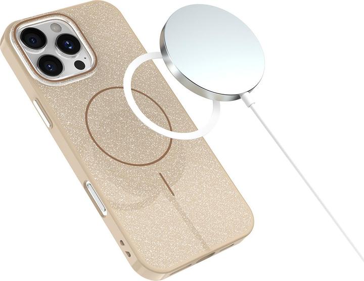 Produktbild OEM Glitter Thin Mag case for iPhone 17 brown (Apple iPhone 17)