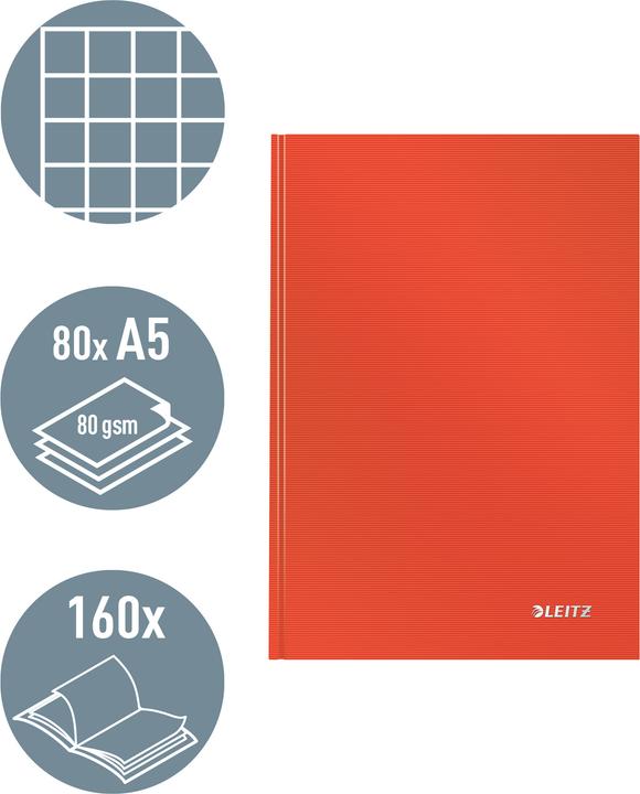 Actual product image Leitz SOLID - Notebook (A5, Lined, Hardcover)