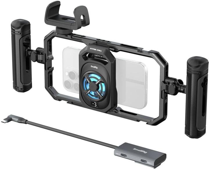 Image du produit SmallRig All-in-One Thermal Phone Cage Kit, Detailfarbe: Schwarz (Cage)