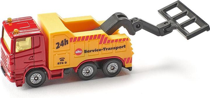 Actual product image Siku Towing vehicle with passenger car