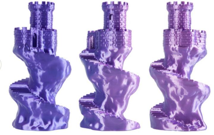 Immagine prodotto Filament · PLA Magic SILK · MAGENTA DREAM · 1.75mm · 1kg (PLA, 1.75 mm, 1000 g, Multicolore)