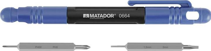 Actual product image Matador Workshop screwdriver with (Slotted screws, Phillipps cross recess (PH))