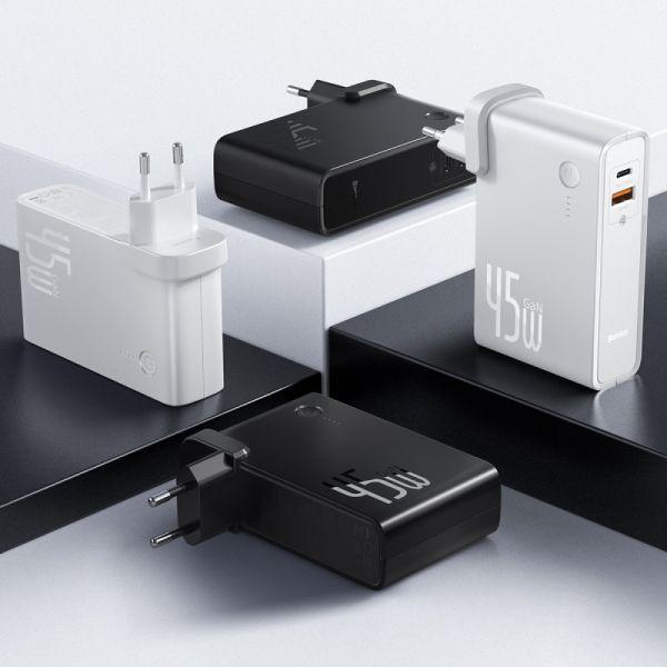 Produktbild Baseus 2in1 GaN Charger + Powerbank 10'000mAh