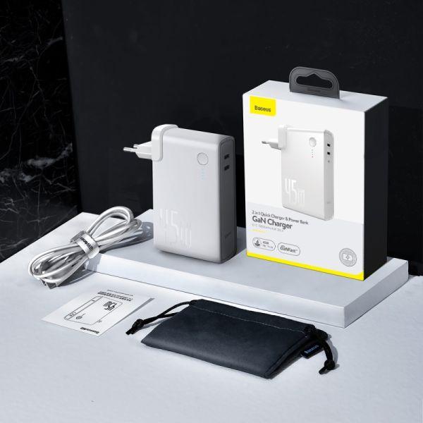 Produktbild Baseus 2in1 GaN Charger + Powerbank 10'000mAh