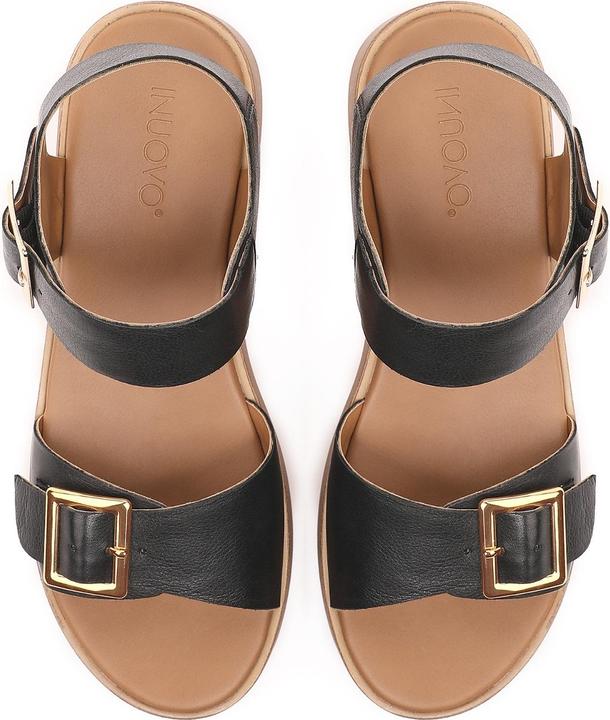 Actual product image Inuovo presents a fashionable wedge sandal made from high-quality leather for the warm days of the year. (41)