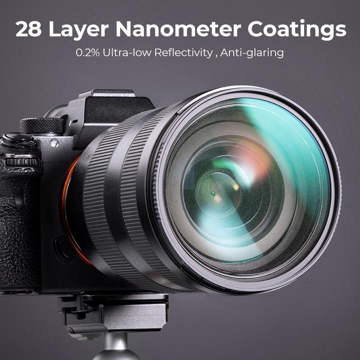 Productafbeelding K&F Concept Filter K&F Filter Dyfuzijny HD Black Mist 1/4 K&F 40,5 mm 40,5 mm (40.50 mm, Zwarte nevelfilter)