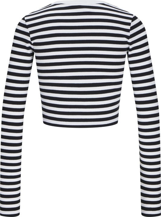 Produktbild JJXX Jxfeline Str Ls Stripe Rib Tee Jrs Noos (XS)