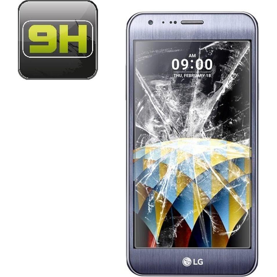 Protectorking 2x echtes Tempered 9H Panzerhartglas 3D KLAR (2 Stück, LG X Cam), Smartphone Schutzfolie, Transparent