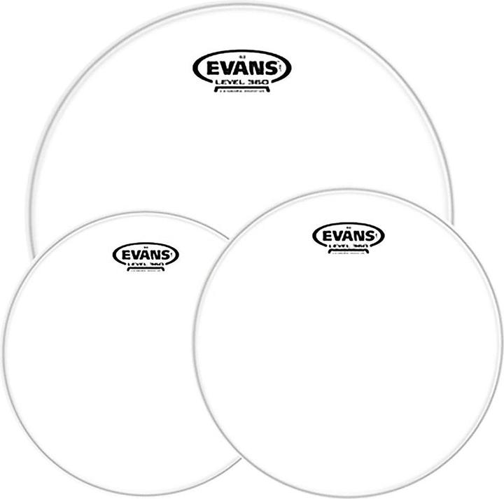 Evans Confezione G2 Clear Rock con Batteria HD Dry Snare (Schlagzeug)