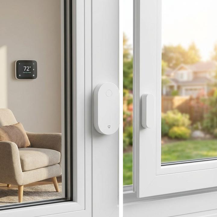 Image du produit Nedis SmartLife - Zigbee Smart Door/Window Sensor - Zigbee Gateway - Batterie - Integ