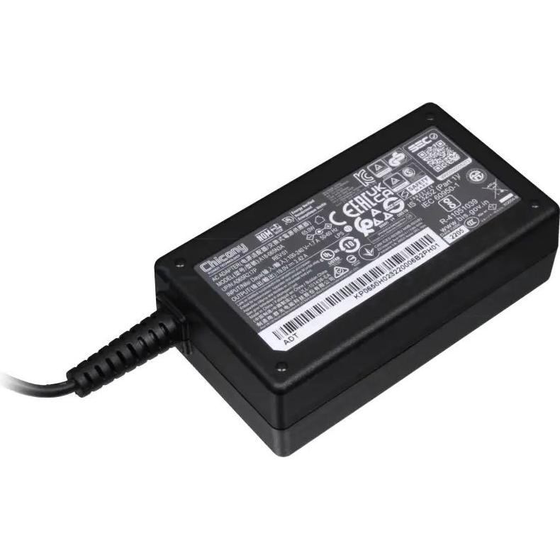 Acer AC Adapter 65W, 19V, 1.1x3.0x7.7 (65 W), Alimentatore per notebook