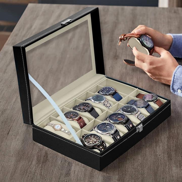 Actual product image Intirilife Watch box with 12 slots