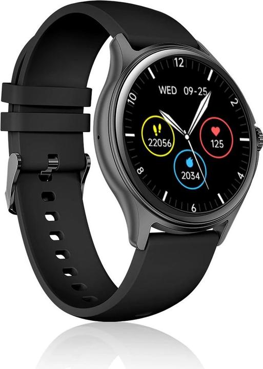 Actual product image Niceboy Uhr Pixel 2 schwarz / Smartwatch / 1,38" IPS / IP67 / BT 5.3 (46 mm)