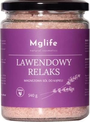 Actual product image Mglife Magnesium Bath Salt Lavender Relax 540g (Bath salts)