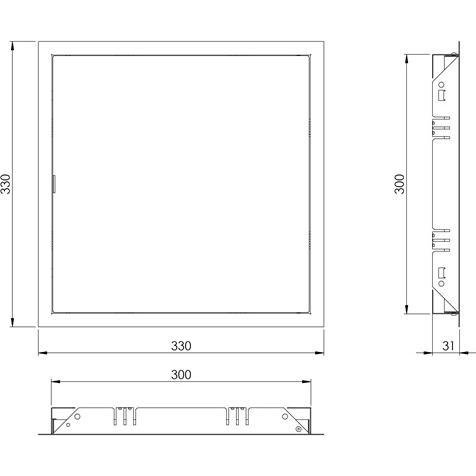 Thumbnail - Euro3plast, Belüftungssystem, INSP HATCH METAL 300X300MM ANTHRACITE