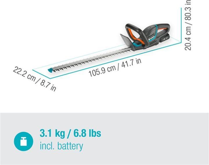 Actual product image Gardena ComfortCut (Rechargeable battery operated)