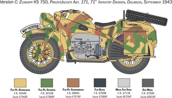 Actual product image 1:9 Zündapp KS 750