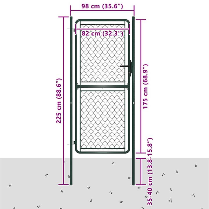 Image du produit vidaXL Gartentor