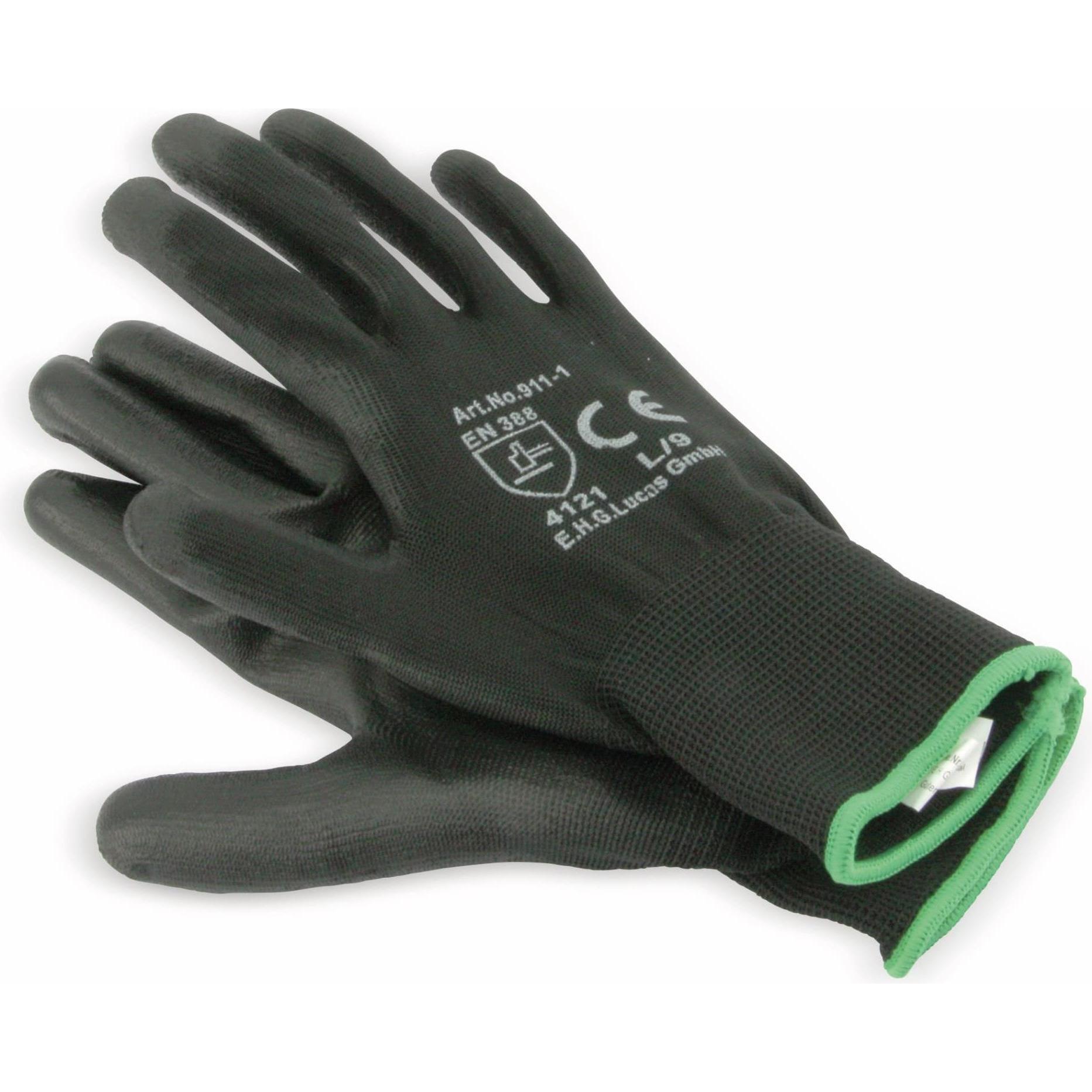 Thumbnail - Eneroid, Schutzhandschuhe, Arbeitshandschuhe, PU, Grösse 9/L (9, L)