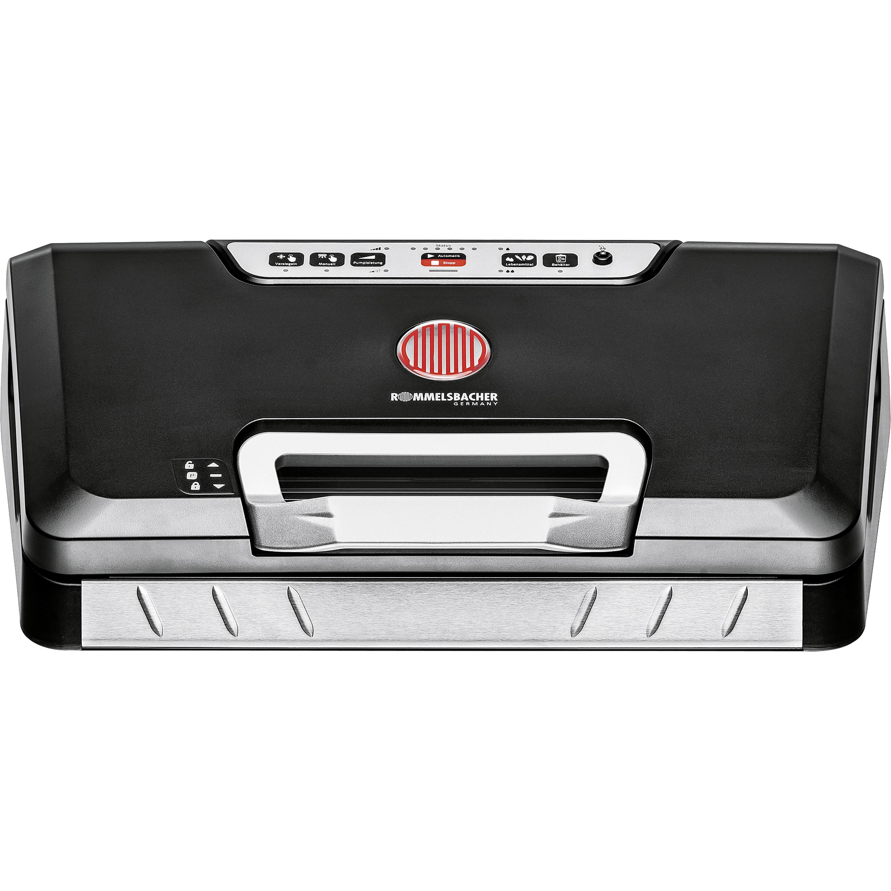Rommelsbacher VAC 485, Vakuumiergerät, Schwarz, Silber