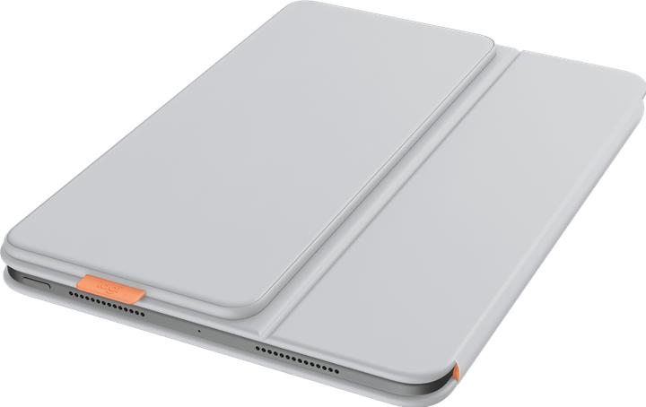 Produktbild Logitech Flip Folio Pale Grey (Schweiz, Apple iPad Air 11 2024, Apple iPad Air 11 2025, Apple iPad Air 2022, Apple iPad Pro 11 2024)