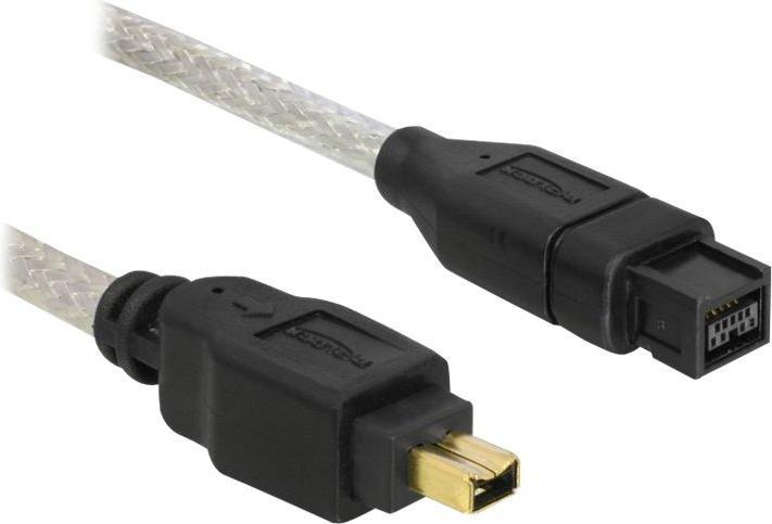 Actual product image Delock Cable FireWire IEEE 1394B 9Pol/4Pol, 3Meter (3 m)