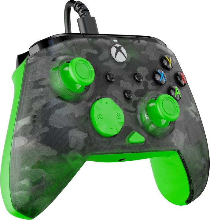 Produktbild Turtle Beach Rematch Core Wired Controller · XB · Ghost Camo Black & Green (PC, Xbox Series S, Xbox Series X)