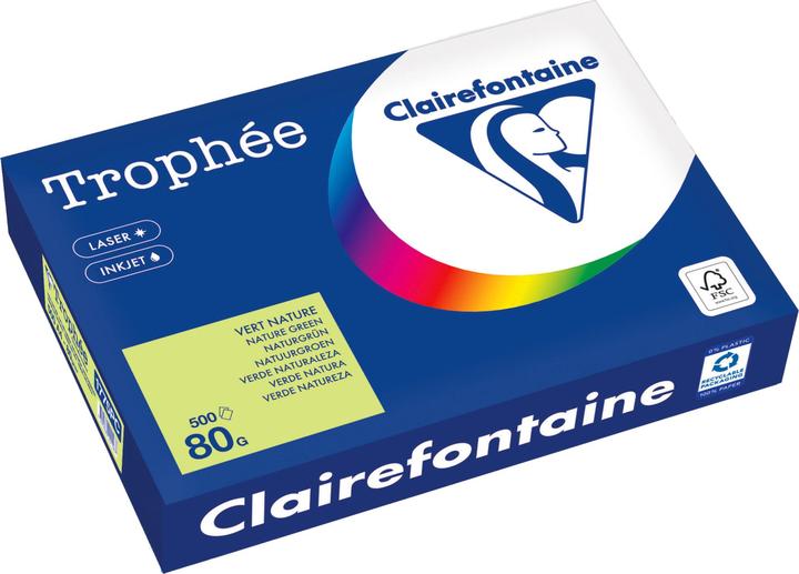 Actual product image Clairefontaine Universal paper Trophée coloured (80 g/m², A4)